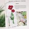 3-Piece Flower Cross Stitch Bookmark Kit for Beginners – DIY 14CT Stamped Embroidery Bookmarks with Threads, Needles & Instructions, Perfect Gift for Book Lovers
